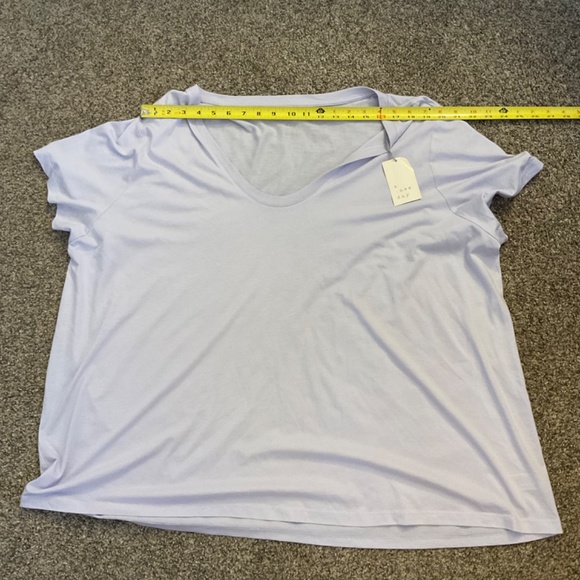 A New Day Women's Light Purple Sz 4X Casual T-Shirt Lightweight NEW - Picture 4 of 9